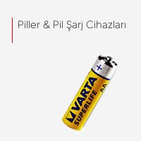 Piller & Pil Şarj Cihazları