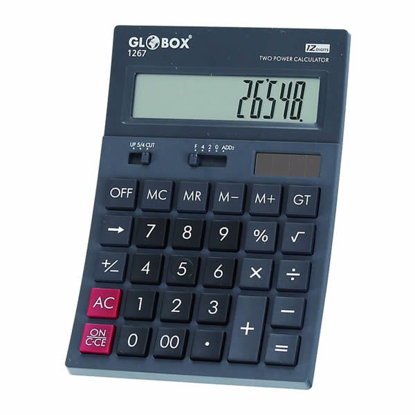 Globox 1267 12 Haneli Hesap Makinesi