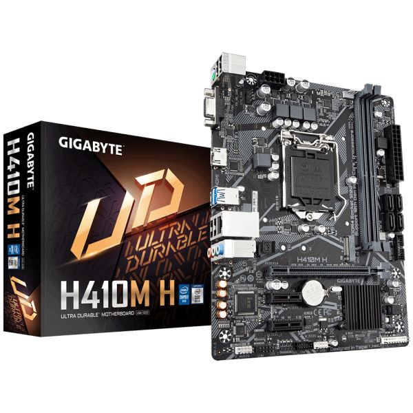 Gigabyte H410M H Intel 10.Nesil DDR4 Vga-Hdmi M2 mATX Anakart