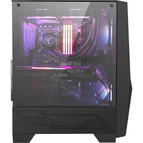 Msi MAG Forge 100R Temperli Cam 2x A-RGB Fan 120mm Fan ATX Oyuncu Bilgisayar Kasası