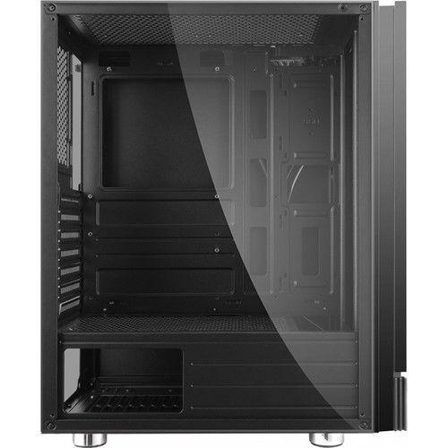 PowerBoost VK-P3301B 500W ATX USB 3.0 Mesh Fixed LED Fan Siyah Bilgisayar Kasası