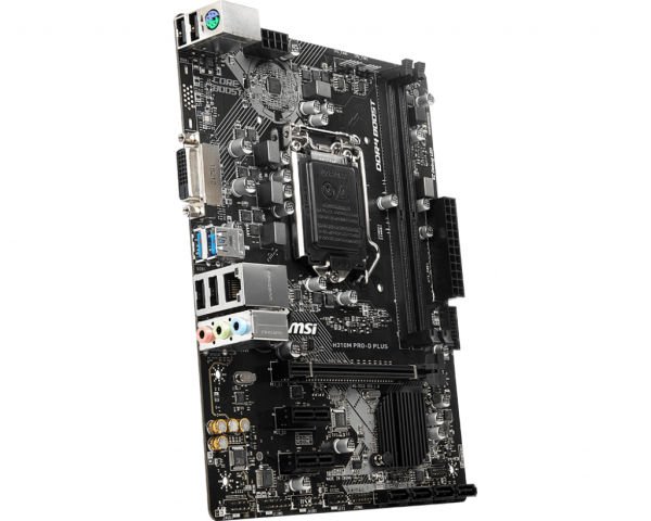 Msi H310M Pro-D Plus Ddr4 2666 Dvı Sata 6Gb-S Usb3.1 Matx Wın7 Wın10 Anakart