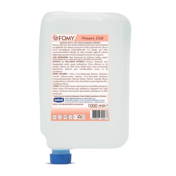 Fimmy 1000 ml El Yüz ve Vücut Hijyen Köpüğü
