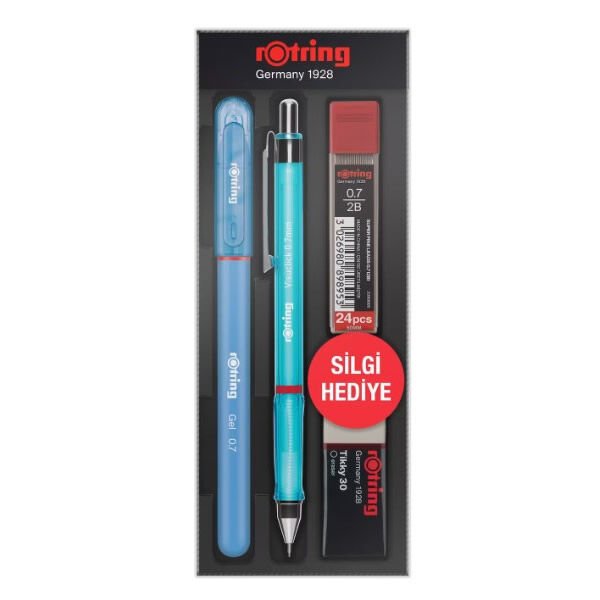 Rotring 0,7 mm Mavi Visuclick Okul Seti