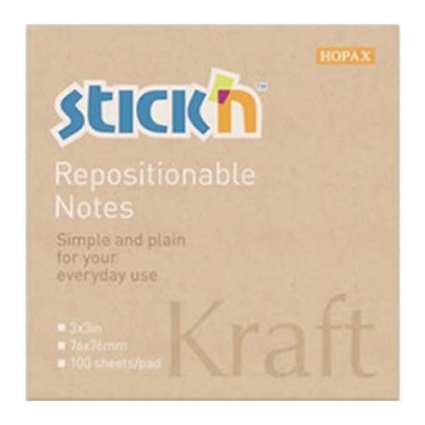Gıpta Stickn 76x76 100 Yaprak Kraft  Not Kağıdı