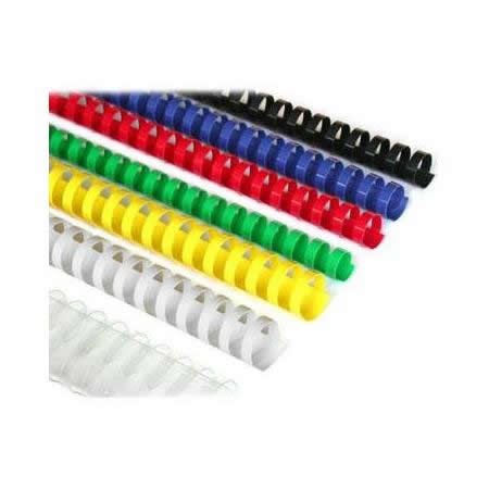 Mapibind 8 mm 100 lü Siyah Plastik Spiral