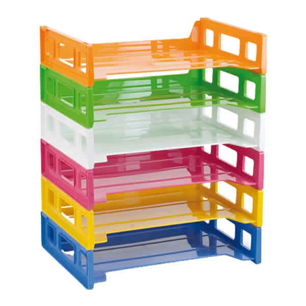 Mas Yan Blok Mavi Tek Katlı Evrak Rafı