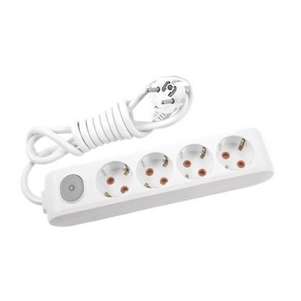 Viko 4 lü 2 mt Multi-Let Anahtarlı Kablolu Priz