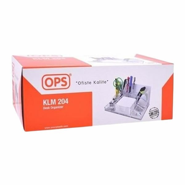 Ops Şeffaf Masa Seti Kalemlik