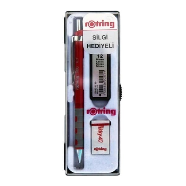 Rotring T07 Tikky & Uç & 0,7 mm Kırmızı Versatil Kalem Seti