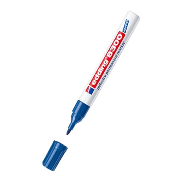 Edding 8300 İndustry Mavi Permanent Markör Kalem