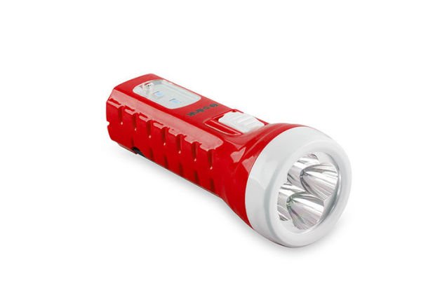 S-link SL-8779 Kırmızı 4 Led + 2 Smd El Feneri