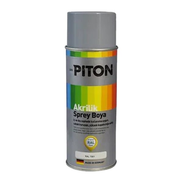 Piton RAL7001 400 ml Gümüş Gri Akrilik Sprey