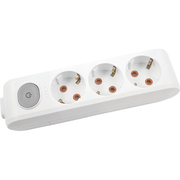 Viko 3 lü Multi-Let Klemensli Anahtarlı Topraklı Priz