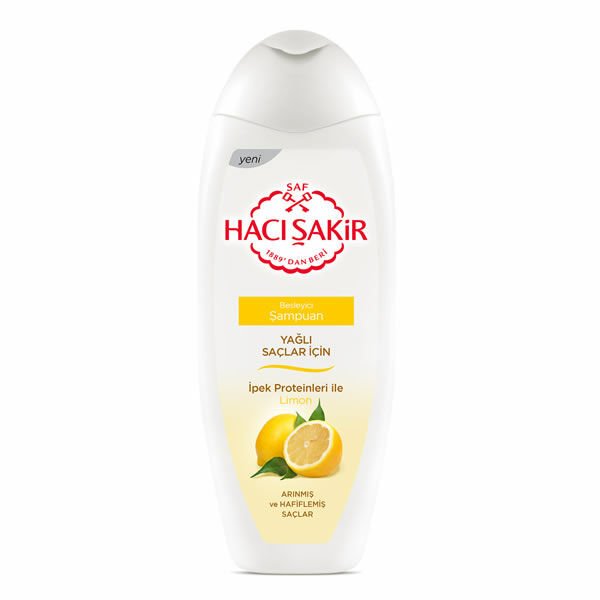 Hacı Şakir 500ml  Limon Yağlı Saçlar İçin Şamuan