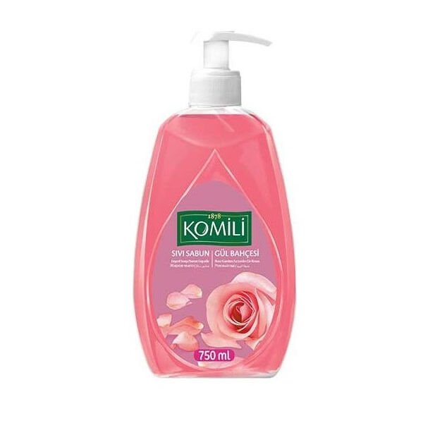 Komili 750 ml Gül Bahçesi Sıvı Sabun