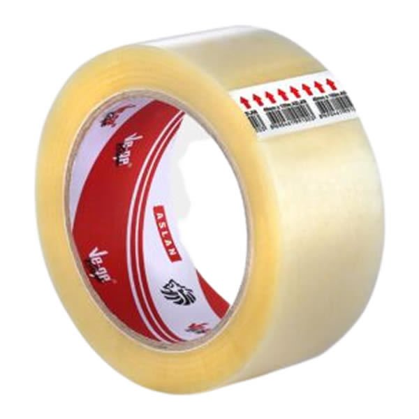 Vege 25x66 mt Şeffaf Aslan Ambalaj Bandı