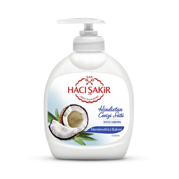 Hacı Şakir 300 ml Hindistan Cevizli Sıvı Sabun