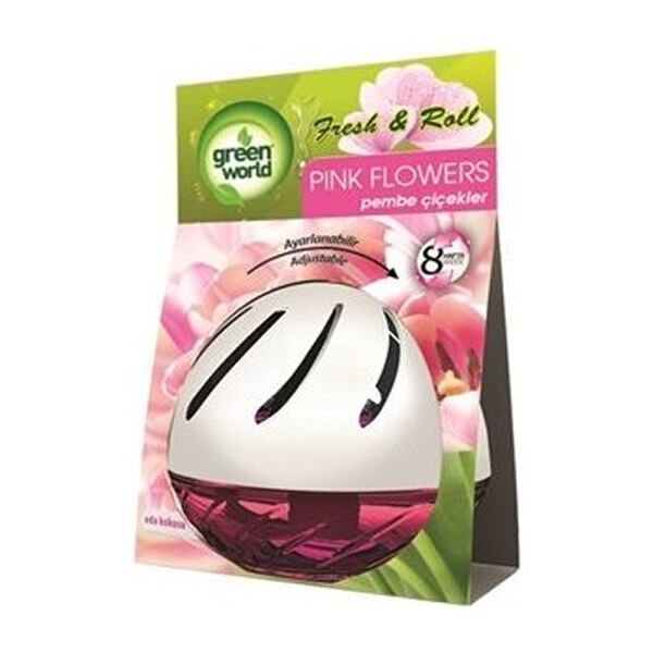 Green World 75 ml Pembe Çiçekler Oda ve Araç Kokusu