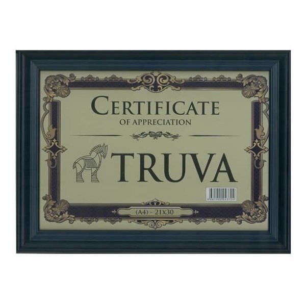 Truva TRV165L 21x29,7 3 cm A4 Lacivert Çerçeve