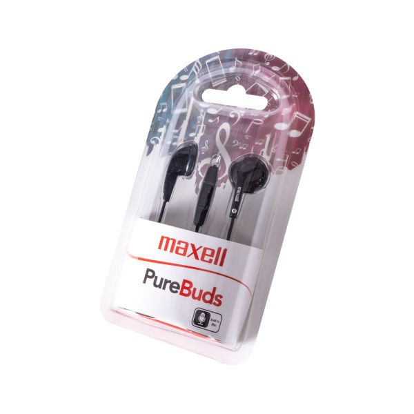 Maxell Purebuds+ Siyah Mikrofonlu Kulaklık Tek Jaklı