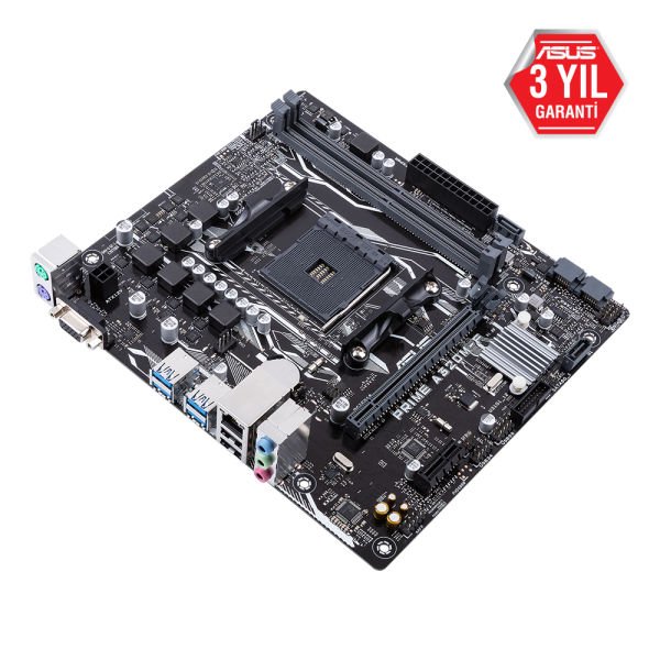 Asus Prime A320M-F AMD AM4 32GB DDR4 3200MHz Vga mATX Anakart