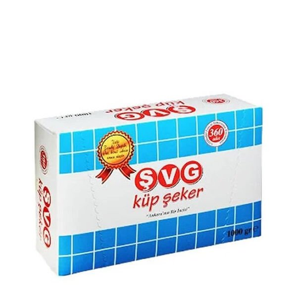 Şvg 1000 gr 360 lı Kutu Küp Şeker