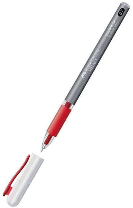 Faber Castell Speedx 0.7 mm Kırmızı Tükenmez Kalem