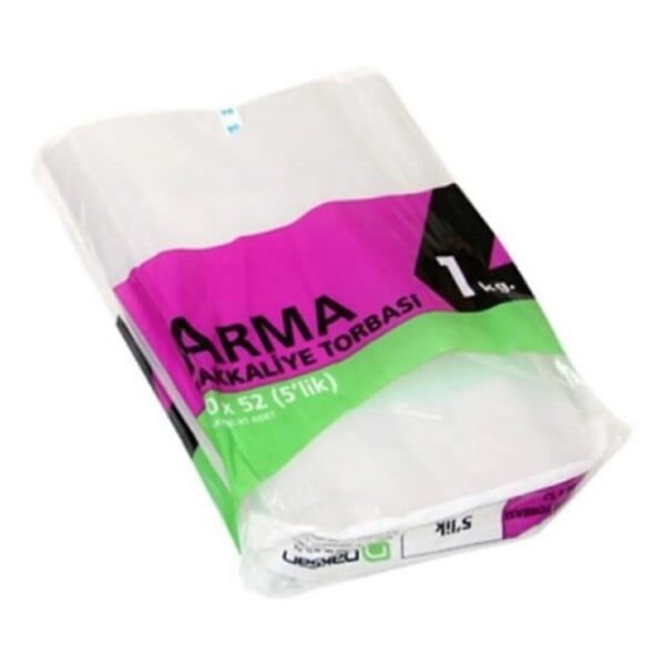 Çekmez Plastik 30x50cm Bakkaliye Torbası 5lik