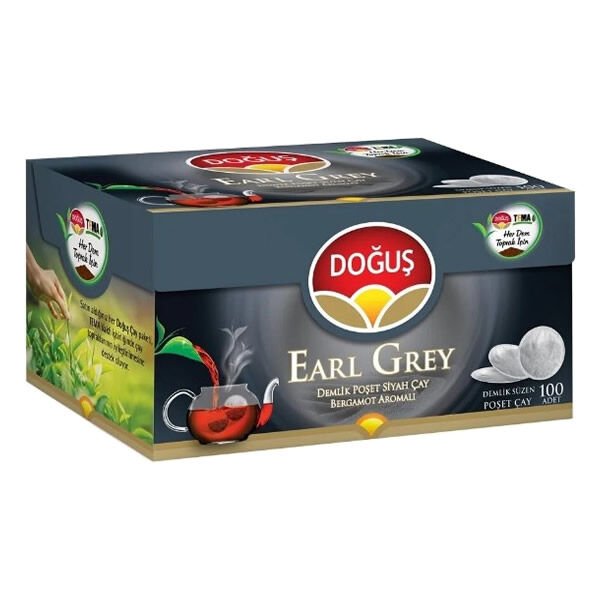 Doğuş 100 lü 3,2 gr Early Grey Demlik Poşet Çay