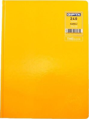 Gıpta Thebook 20X28 240 Yaprak Kareli İplik Dikişli Defter