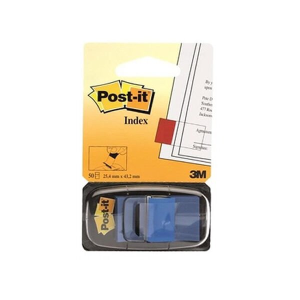 Post-It 680-2 25,4 x 43,2 Index Mavi Renk Not Kağıdı