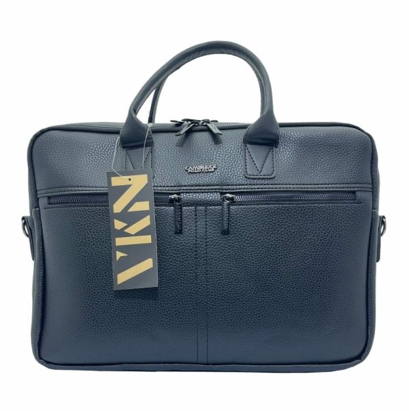 PLEVR50073.001 / Cambridge Polo Club Evrak Çantası, / SİYAH Önden Cepli