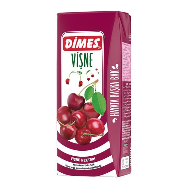 Dimes 27 li 200 ml Vişne Nektarı Meyve Suyu