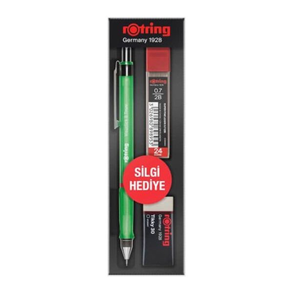 Rotring 0,7 mm Visuclick Yeşil Okul Seti