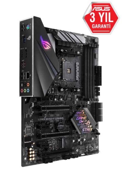 Asus Rog Strix B450-F Gaming AMD B450 Soket AM4 DDR4 4400(OC)MHz ATX Gaming(Oyuncu) Anakart