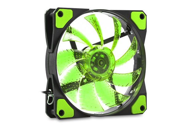 Evercool CS1230W 120-120-25mm yeşil Işıklı Kasa Fa