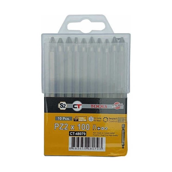 Ct Tools 10 lu PZ 2x100 Yüksek Kaliteli Uç