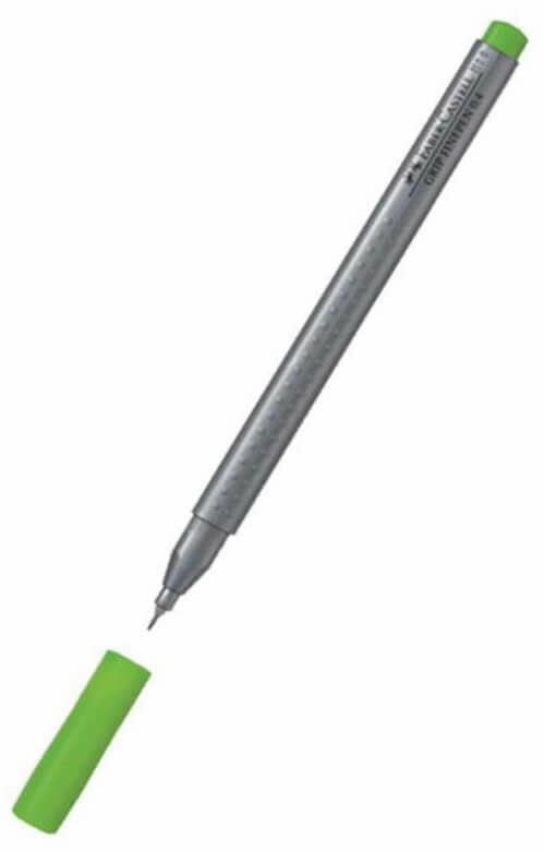 Faber-Castell 0,4 mm Grip Çim Yeşili  Finepen Keçeli Kalem