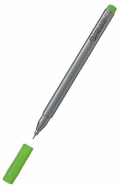 Faber-Castell 0,4 mm Grip Çim Yeşili  Finepen Keçeli Kalem