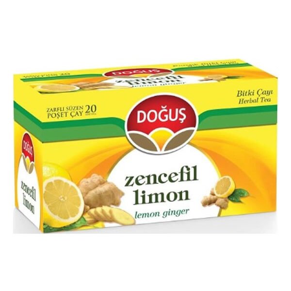 Doğuş 20 li 2 gr Zencefil Limon Bitki Çayı