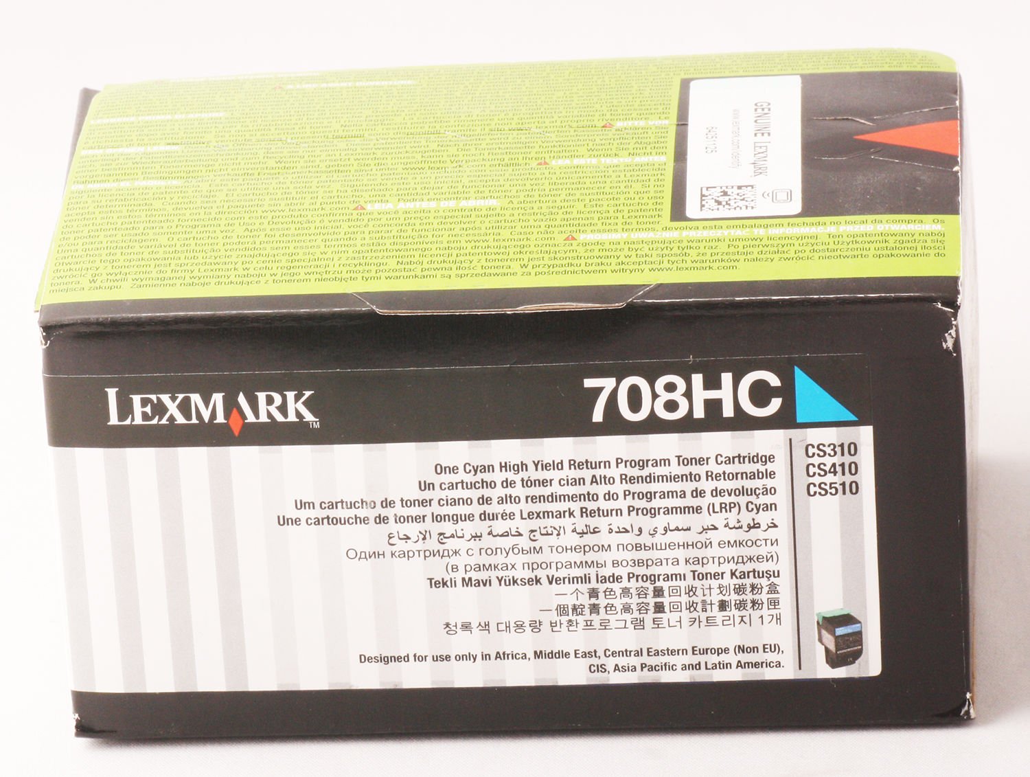 Lexmark 70C8HC0 3.000 Sayfa Cyan Mavi Toner CS310-410-510 708HC