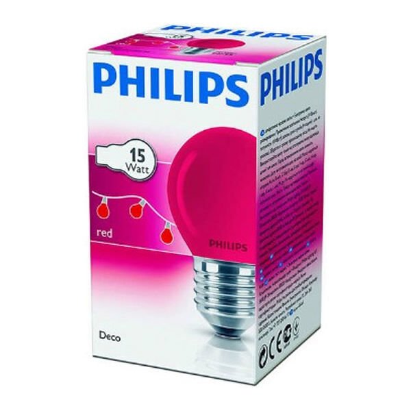 Philips Gece Kırmızı 15 Watt Ampül