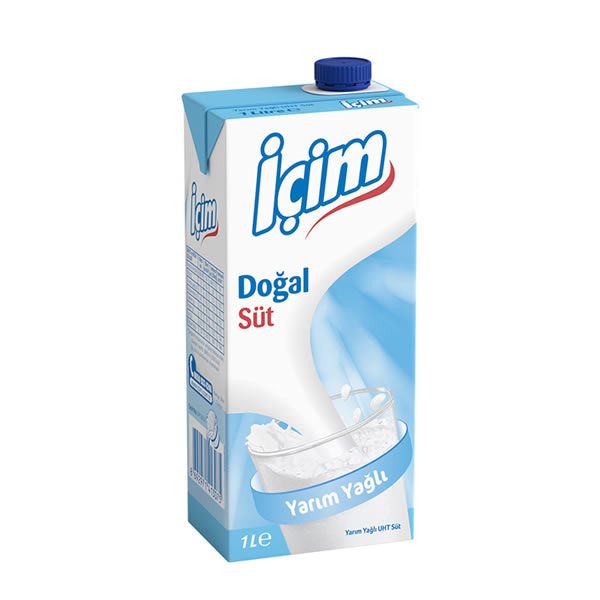 Ülker 1 lt İçim Yarım Yağlı Süt