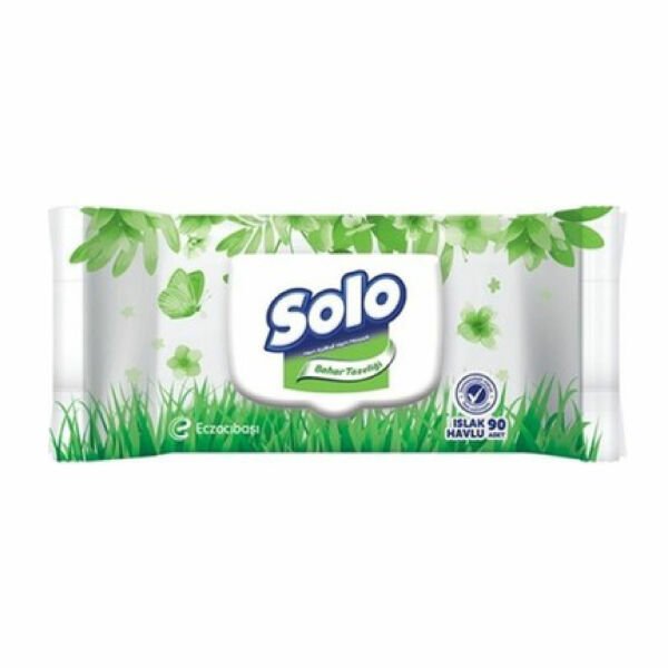Solo 90 lı Bahar Tazeliği  Islak Mendil