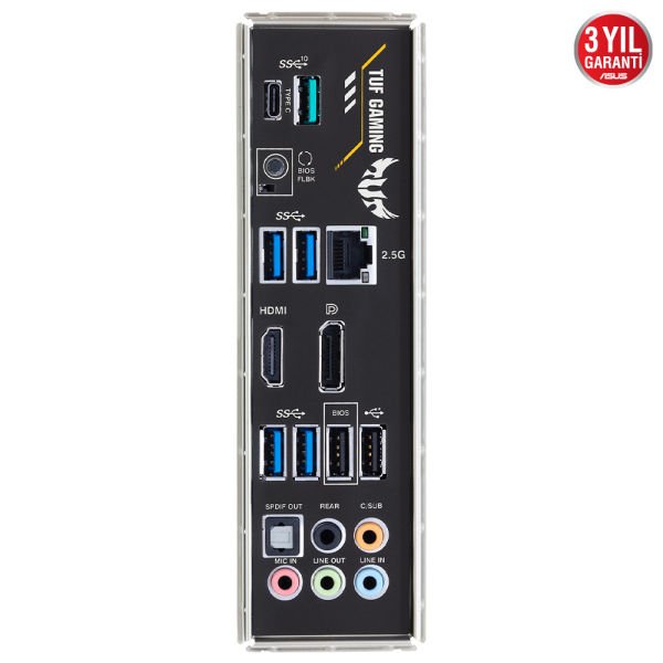 Asus Tuf Gaming B550-Plus AMD AM4 3.Nesil DDR4 DP HDMI DVI Anakart