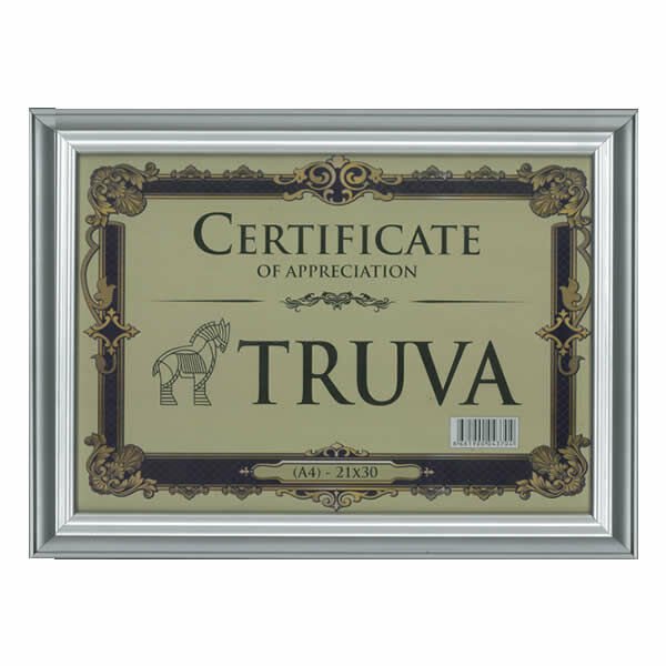 Truva TRV165GU 21x29,7 3 cm A4 Gümüş Çerçeve