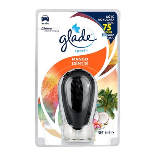 Glade 7 ml Mango Sport Oto Parfümü