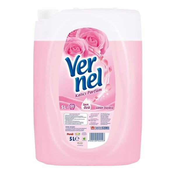 Vernel 5 lt 50 Yıkama Gülün Büyüsü Yumuşatıcısı