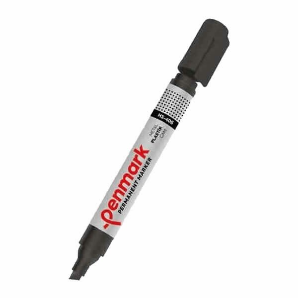 Penmark HS405-01 Yuvarlak Uçlu Siyah Markör Kalem